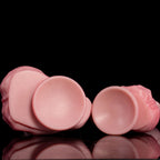 Realistic dual-layer Hot Surge Fantasy dildo from Oieffur, showing detailed textured design and realistic shape.