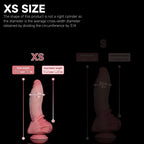 Realistic dual-layer Hot Surge Fantasy dildo by Oieffur, featuring detailed texture and lifelike design for enhanced sensation.