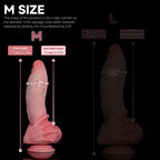 Realistic Hot Surge Fantasy dildo with dual-layer design by Oieffur, featuring lifelike details and smooth texture.