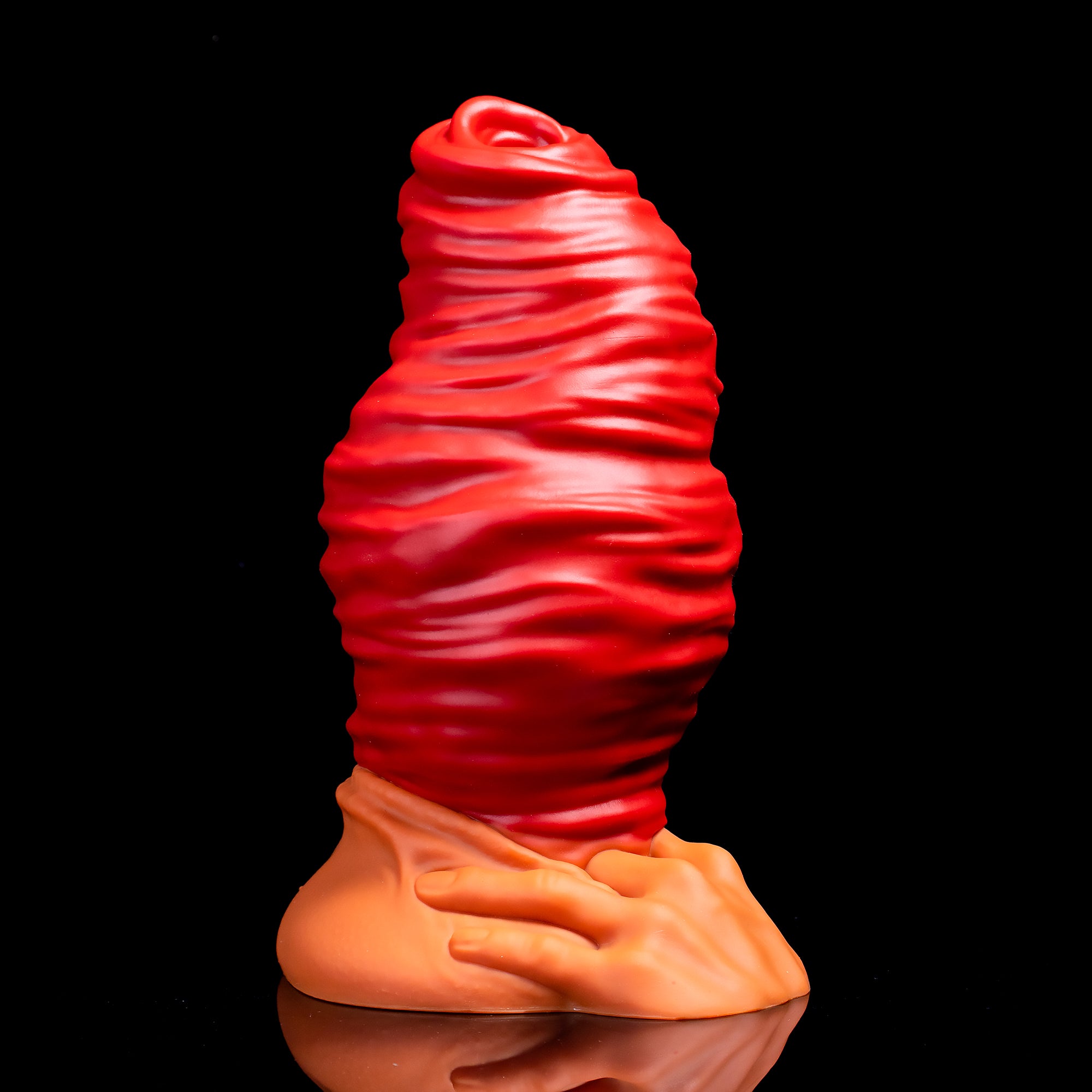 Oieffur Fantasy Dildo mirror anal plug designed to mimic anal prolapse, featuring realistic details and expandable design for adult use.