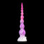 Oieffur Stardust Shuttle alien fantasy dildo with beads and prostate stimulation, featuring textured design and flexible shape.