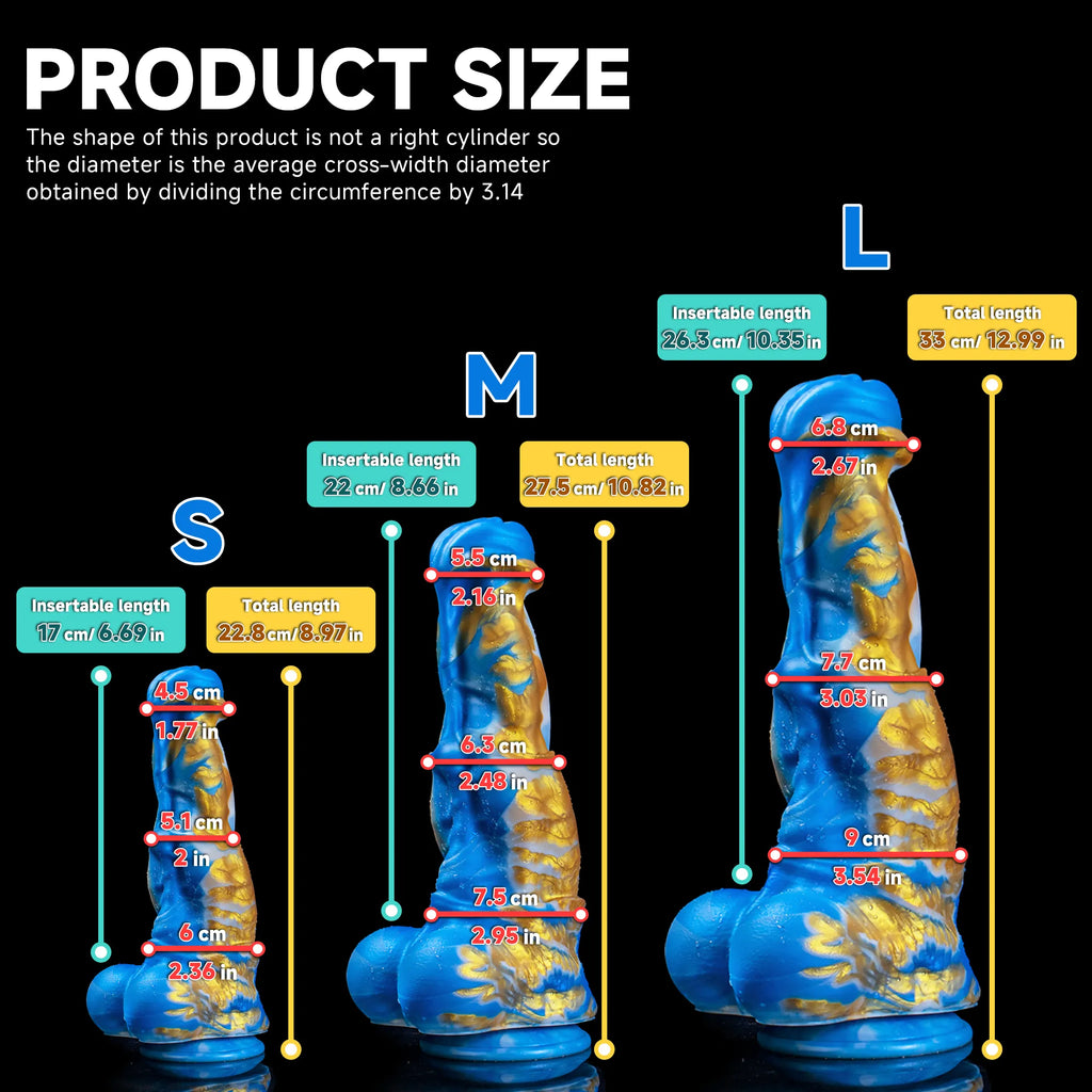 Realistic Horse Spirit Dildo adult toy by Oieffur, showing detailed, lifelike design and realistic texture for adult pleasure.