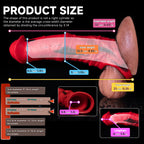 Oieffur Storm Horse Male Extender Sleeve, realistic penis sheath for enhancement, shown on a natural skin-toned model.