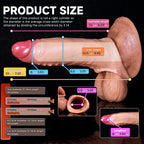 Oieffur Lifelike Sleeve Penis Extender showing realistic texture and enhanced length and girth, designed for improved size and appearance.