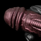 Oieffur Cyberpunk Sheath Male Extender Sleeve with mechanical real feel for enhanced penis size and sensation.