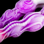 Oieffur Stardust Shuttle fantasy dildo with beads and prostate stimulation, featuring a sleek, realistic design for adult pleasure.