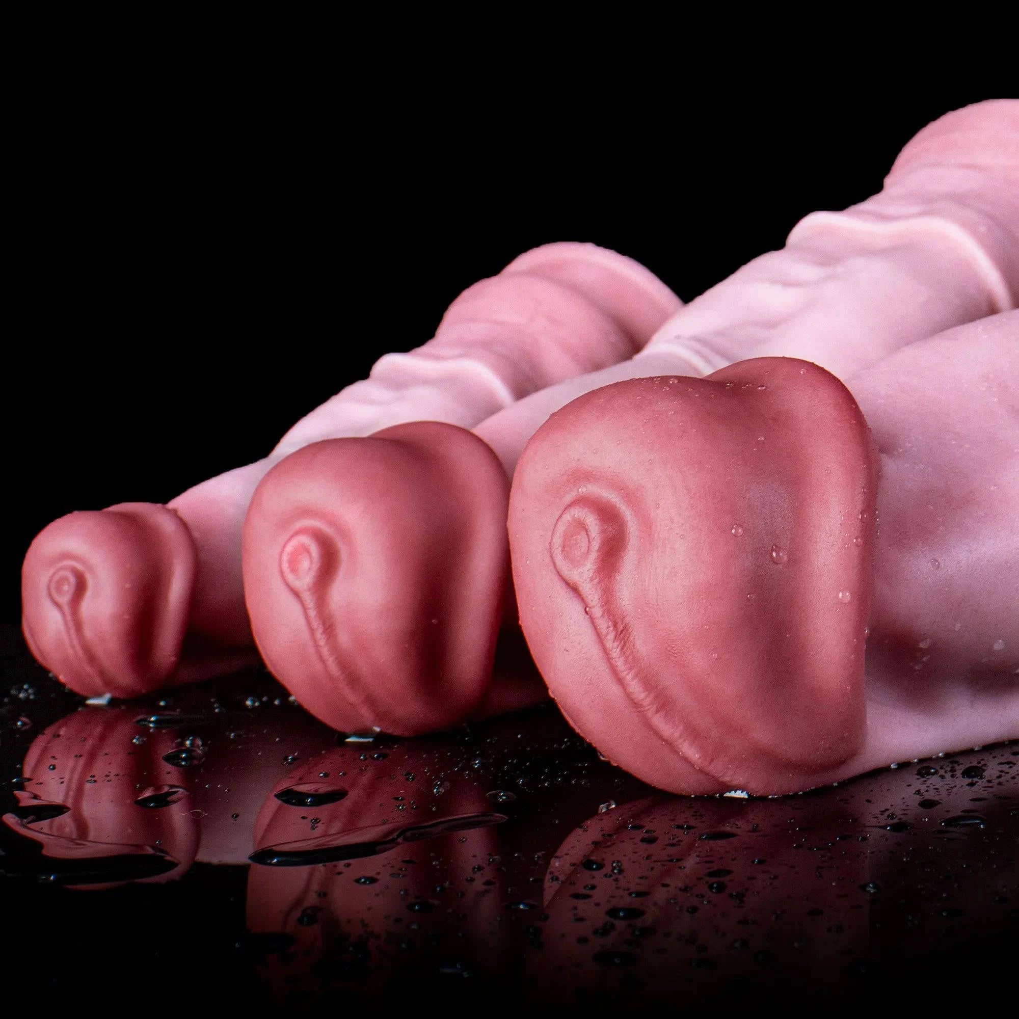 Realistic Horse Spirit Dildo by Oieffur, adult toy with detailed realistic penis design, soft and flexible for adult pleasure use.