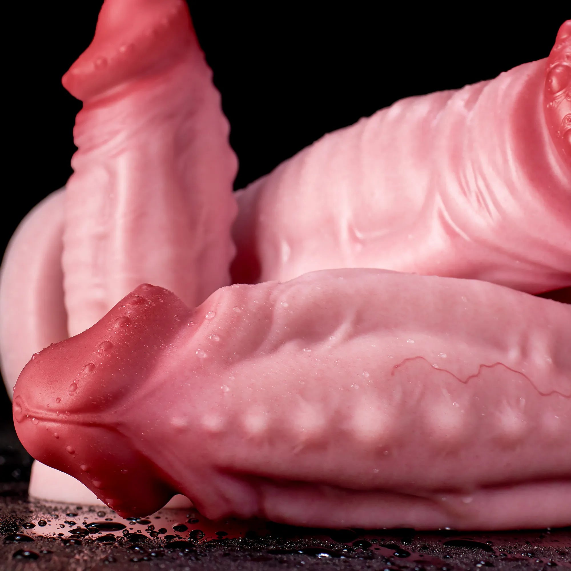 Realistic Sword Demon Giant Dildo by Oieffur with strong suction cup, featuring lifelike texture and detailed design.