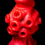 Oieffur Abyssal Depths beaded dildo made of medical-grade silicone, featuring textured beads for sensory stimulation.