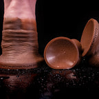 Realistic horse-inspired platinum silicone fantasy dildo by Oieffur, featuring detailed equine design and smooth texture.