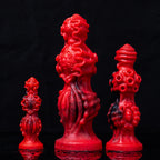 Oieffur Abyssal Depths beaded dildo made of medical grade silicone, featuring a realistic design and textured surface.