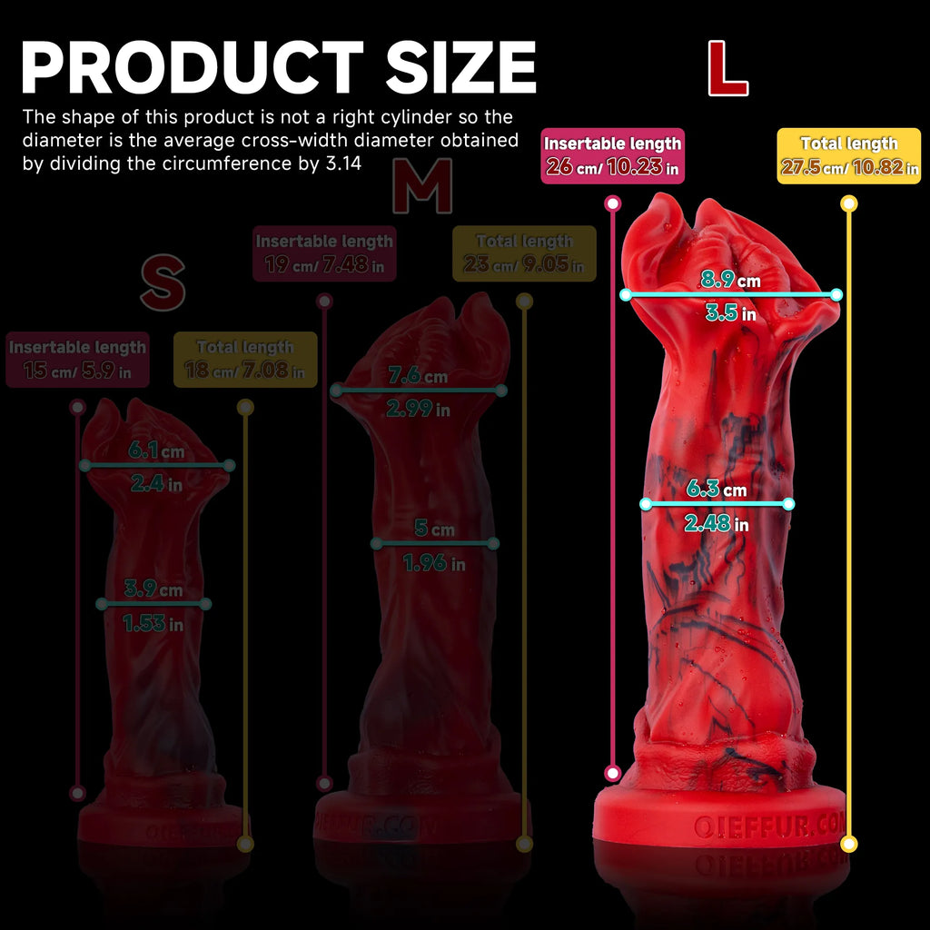 Red Rock Turtle Red Dragon dildo by Oieffur, high-quality silicone fantasy sex toy with detailed turtle and dragon design.