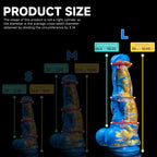 Realistic Horse Spirit Dildo adult toy by Oieffur, showing detailed, lifelike penis design with realistic texture and shape.