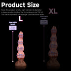Oieffur Nagaros feathered serpent god platinum silicone fantasy dildo with detailed textured design and vibrant feather motifs.