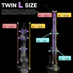Oieffur Twin Fantasy Double Ended Dildo with alien tentacle design, featuring detailed textures and vibrant colors for fantasy pleasure.
