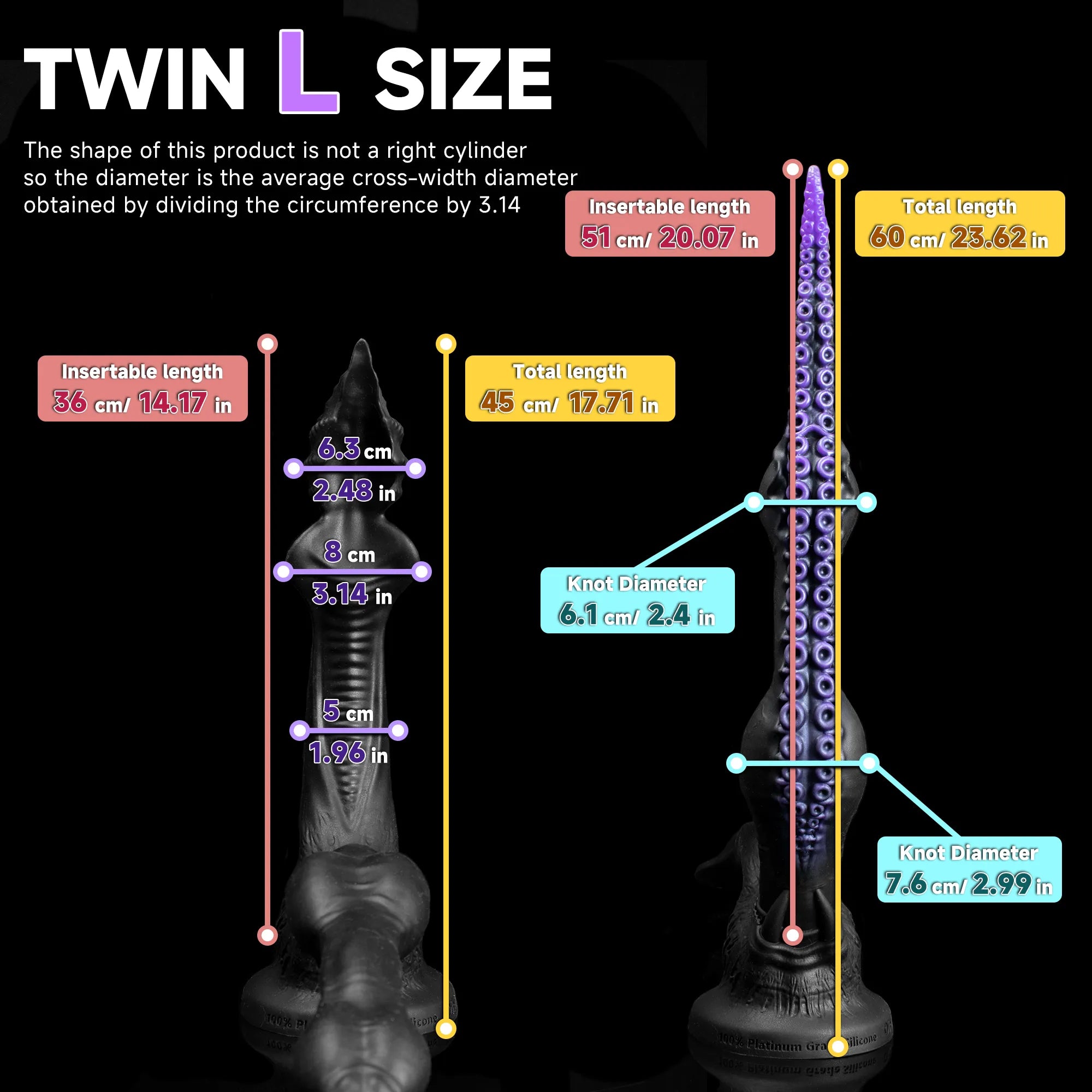 Oieffur Twin Fantasy Double Ended Dildo with alien tentacle design, featuring detailed textures and vibrant colors for fantasy pleasure.