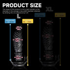 Black Abyss Spiked Dildo by Oieffur, platinum silicone fantasy dildo with textured spikes, designed for intense pleasure.