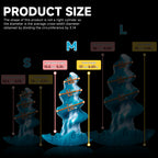 Oieffur Shark Egg Spiral Anal Plug in different sizes, smooth silicone material, with spiral design for enhanced pleasure.