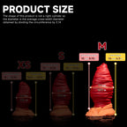 Oieffur Fantasy Dildo mirror anal plug designed to mimic anal prolapse for expansion, featuring realistic details and smooth texture.