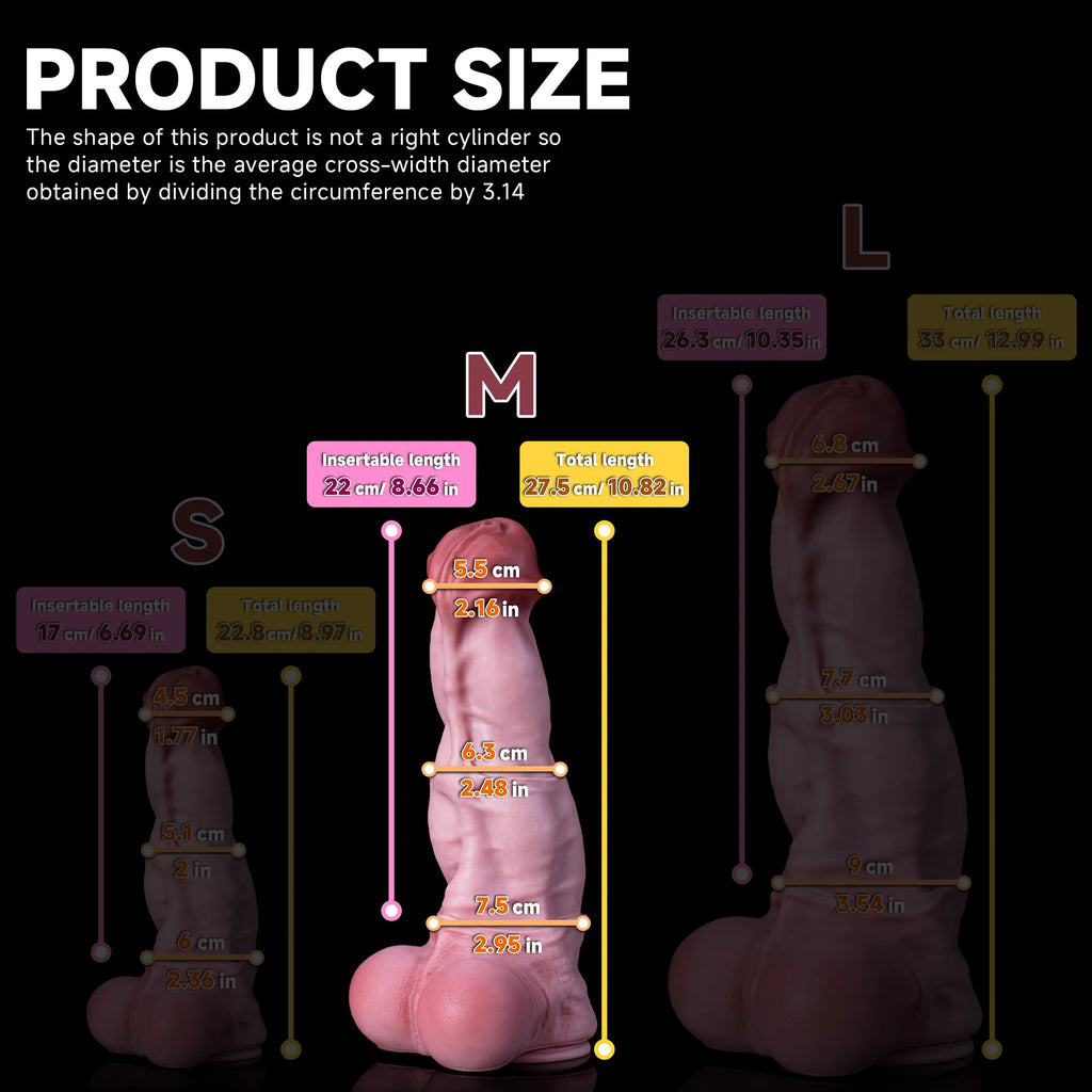 Realistic Horse Spirit Dildo adult toy by Oieffur, featuring detailed penis shape and realistic design for adult pleasure.