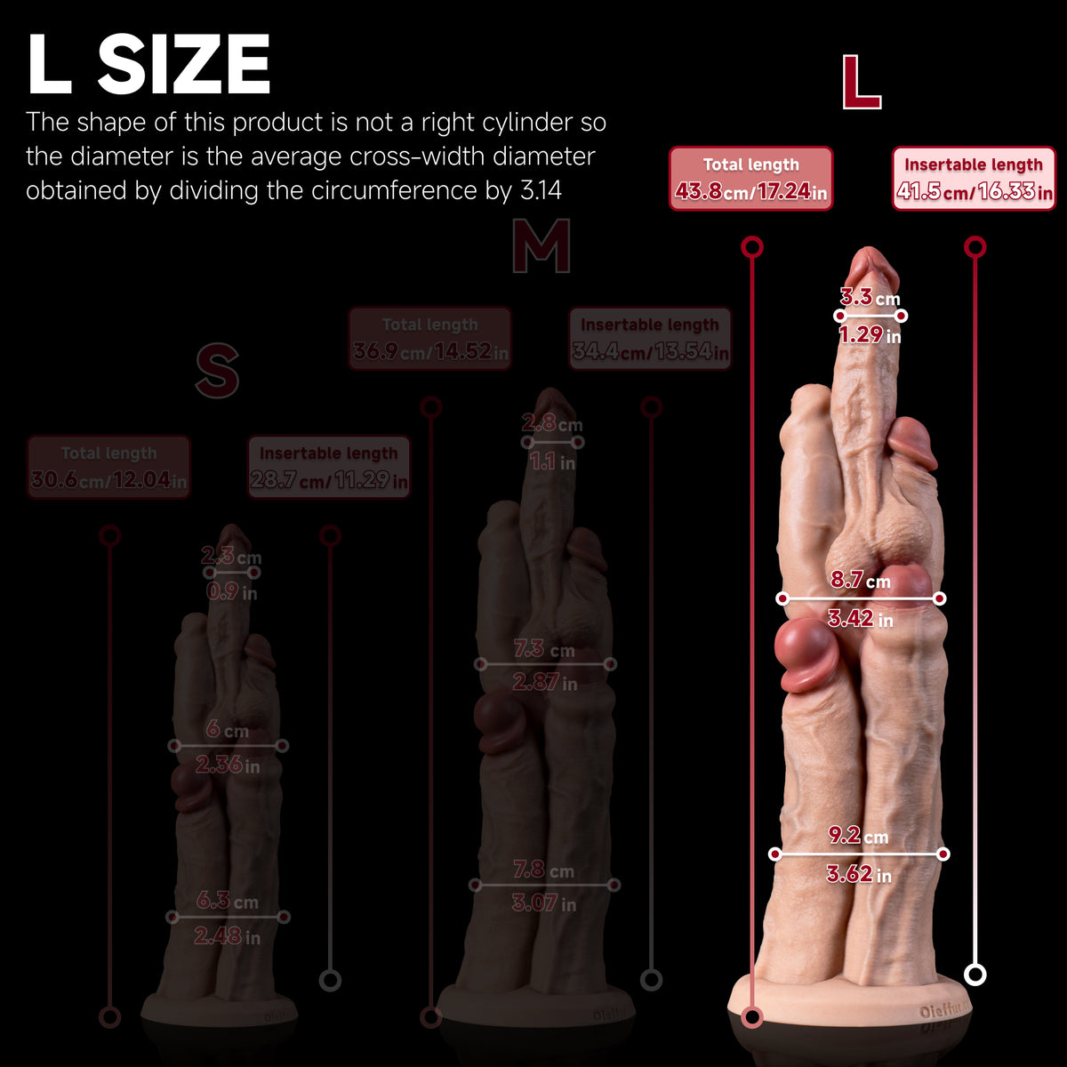 Hermavex Entwined Realistic Dildo