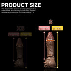 Realistic dual-layer fantasy dildo from Oieffur with detailed texture and lifelike design for enhanced pleasure.