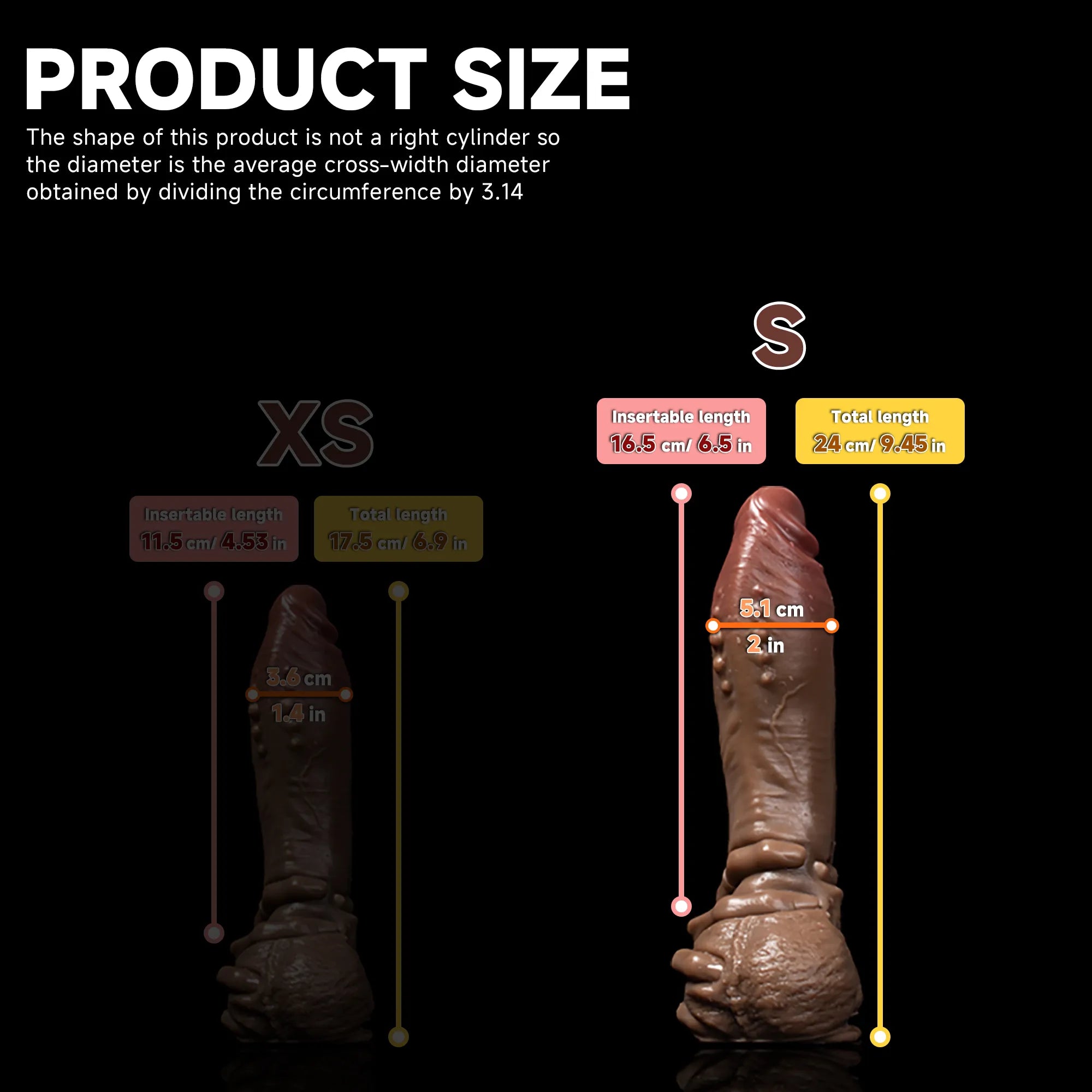 Realistic dual-layer fantasy dildo from Oieffur with detailed texture and lifelike design for enhanced pleasure.