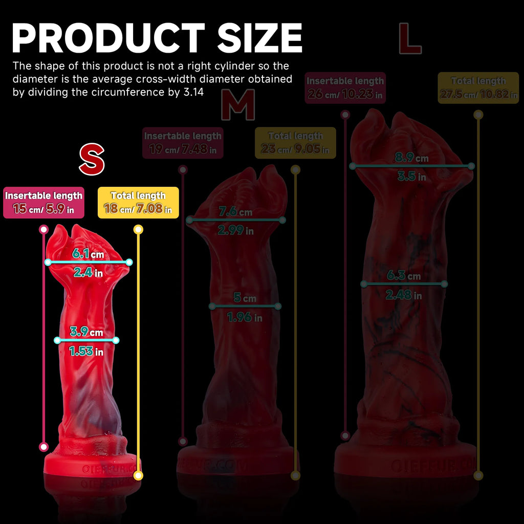 Red Rock Turtle fantasy dildo by Oieffur, high-quality red silicone with turtle and dragon design, detailed textured surface.