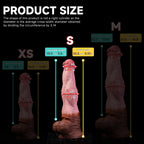 Realistic horse-inspired platinum silicone dildo from Oieffur, featuring a strong bow design and detailed horse features.
