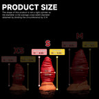 Oieffur Fantasy Dildo mirror anal plug designed to mimic anal prolapse, showcasing realistic shape and detailed texture.