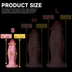 Realistic Sword Demon Giant Dildo with strong suction cup, detailed texture, and realistic feel from Oieffur, designed for intense pleasure.