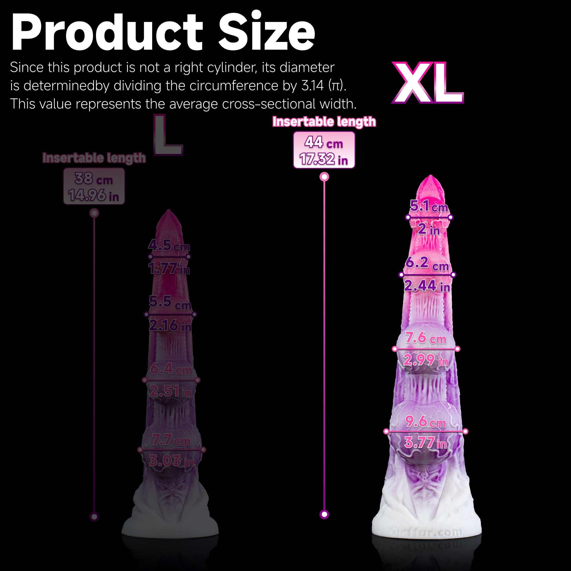 Oieffur The Bloom-Parasite fantasy dildo designed for deep prostate and G-spot stimulation, featuring an intricate, textured design.