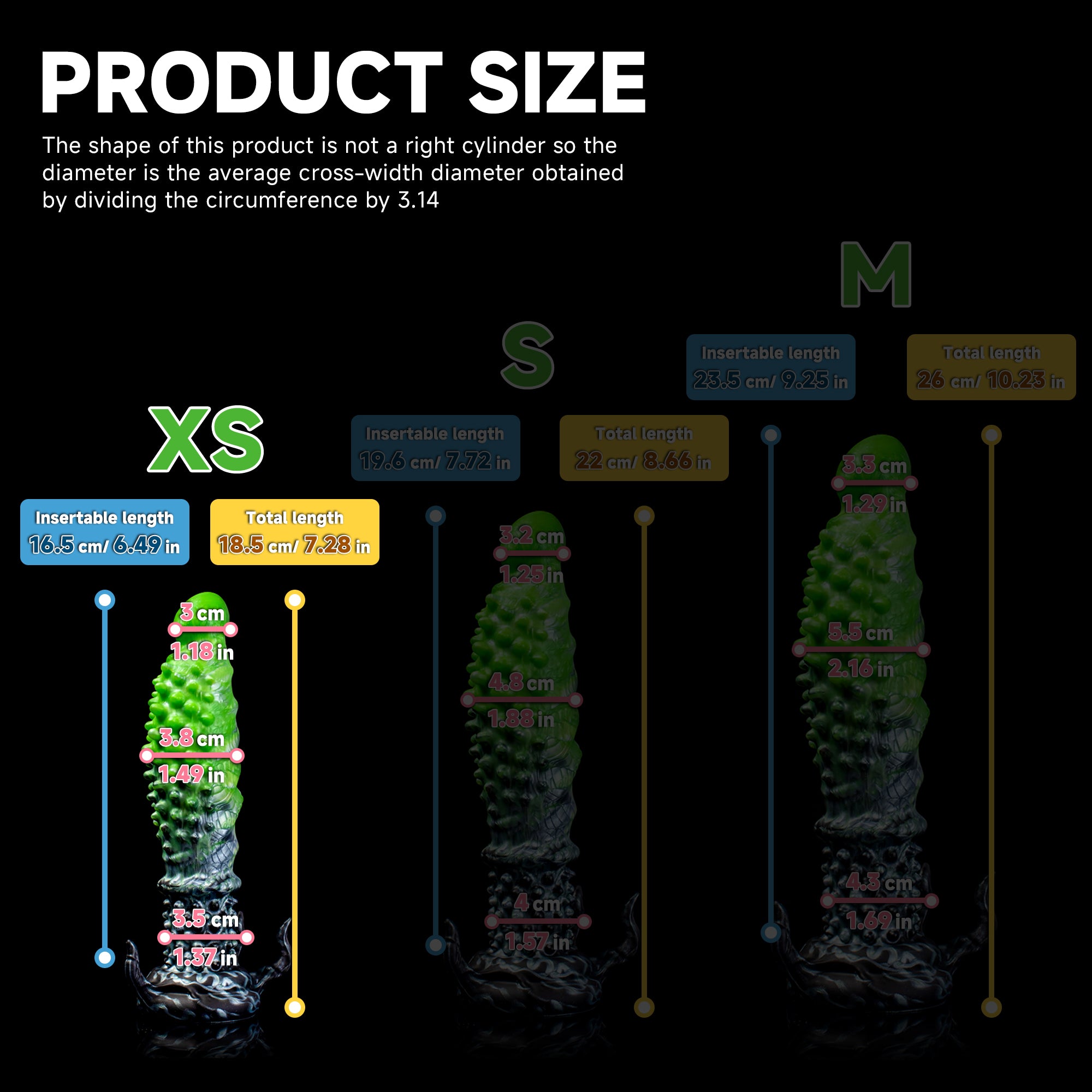 Black Abyss spiked dildo by Oieffur, platinum silicone fantasy dildo with textured, monster design for adult pleasure.