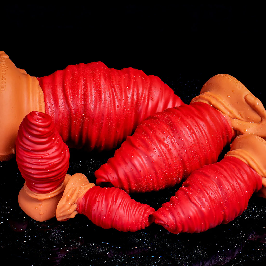 Oieffur Fantasy Dildo Mirror Anal Plug, realistic sex toy designed to mimic anal prolapse for expansion.