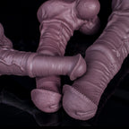 Realistic Centaur Horse Fantasy Dildo by Oieffur made of safe platinum silicone with textured detailing for enhanced sensation.
