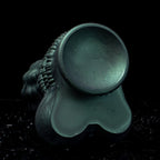 Oieffur Nexus Node Monster Toy with alien texture in platinum silicone, fantasy dildo designed for realistic feel and visual appeal.