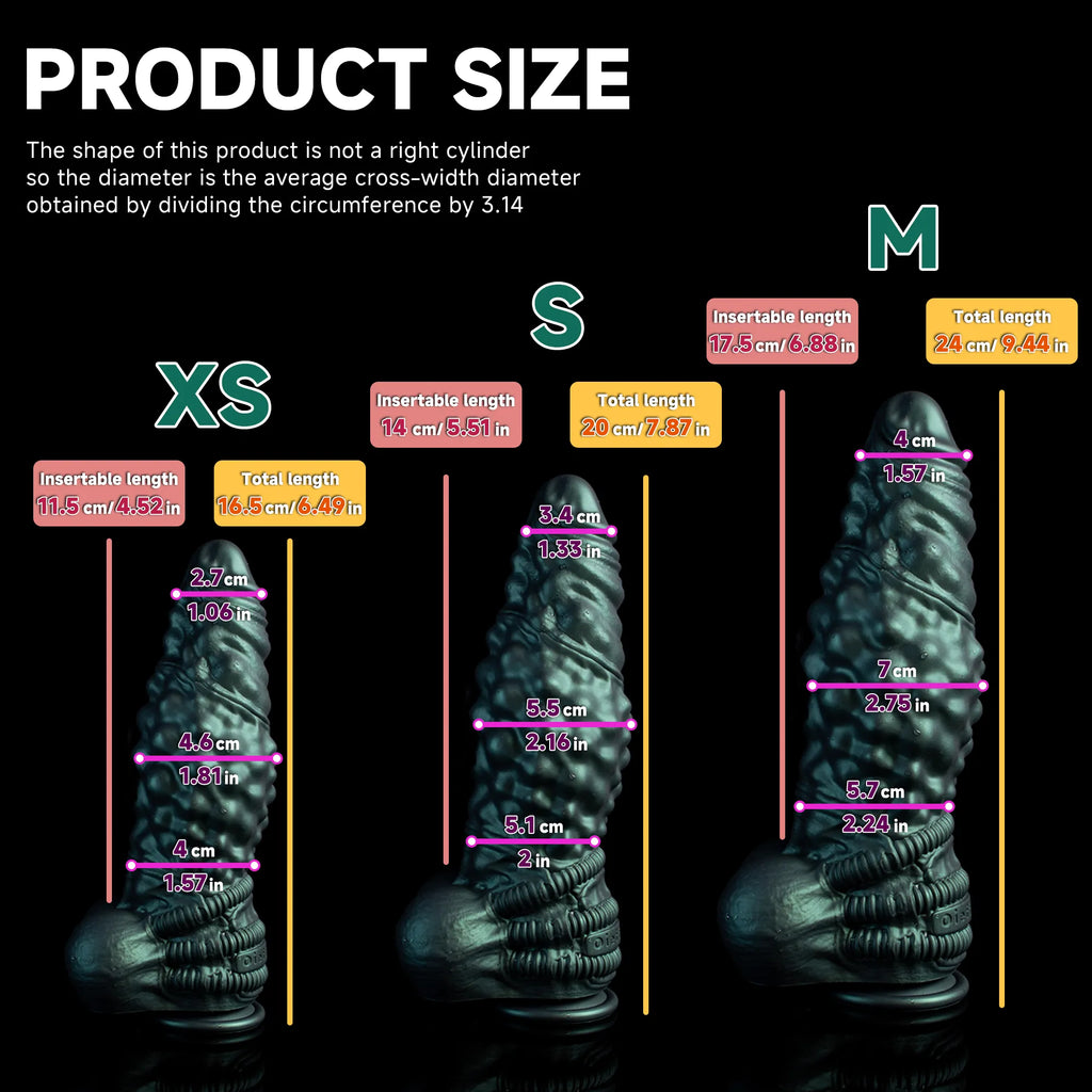 Oieffur Nexus Node Monster Toy fantasy dildo with alien texture, platinum silicone, showcasing detailed surface and ergonomic design.