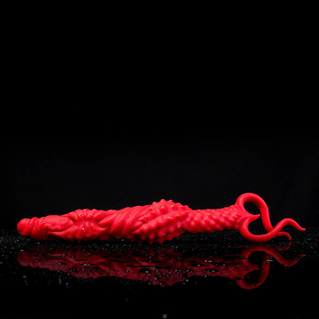 Oieffur Succubus Fantasy Dildo made of premium silicone, detailed fantasy-themed design for adult pleasure use.