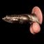 Realistic dog penis sleeve made of platinum silicone, designed as a canine cock extender, for realistic canine anatomy.