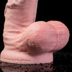 Vivid realistic dildo by Oieffur featuring a thick shaft, large head, and gentle curve for a lifelike appearance.